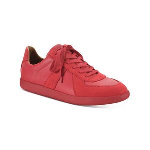 INC Mens Red Padded Harlan Round Toe Platform Lace-Up Athletic Sneakers Shoes 12